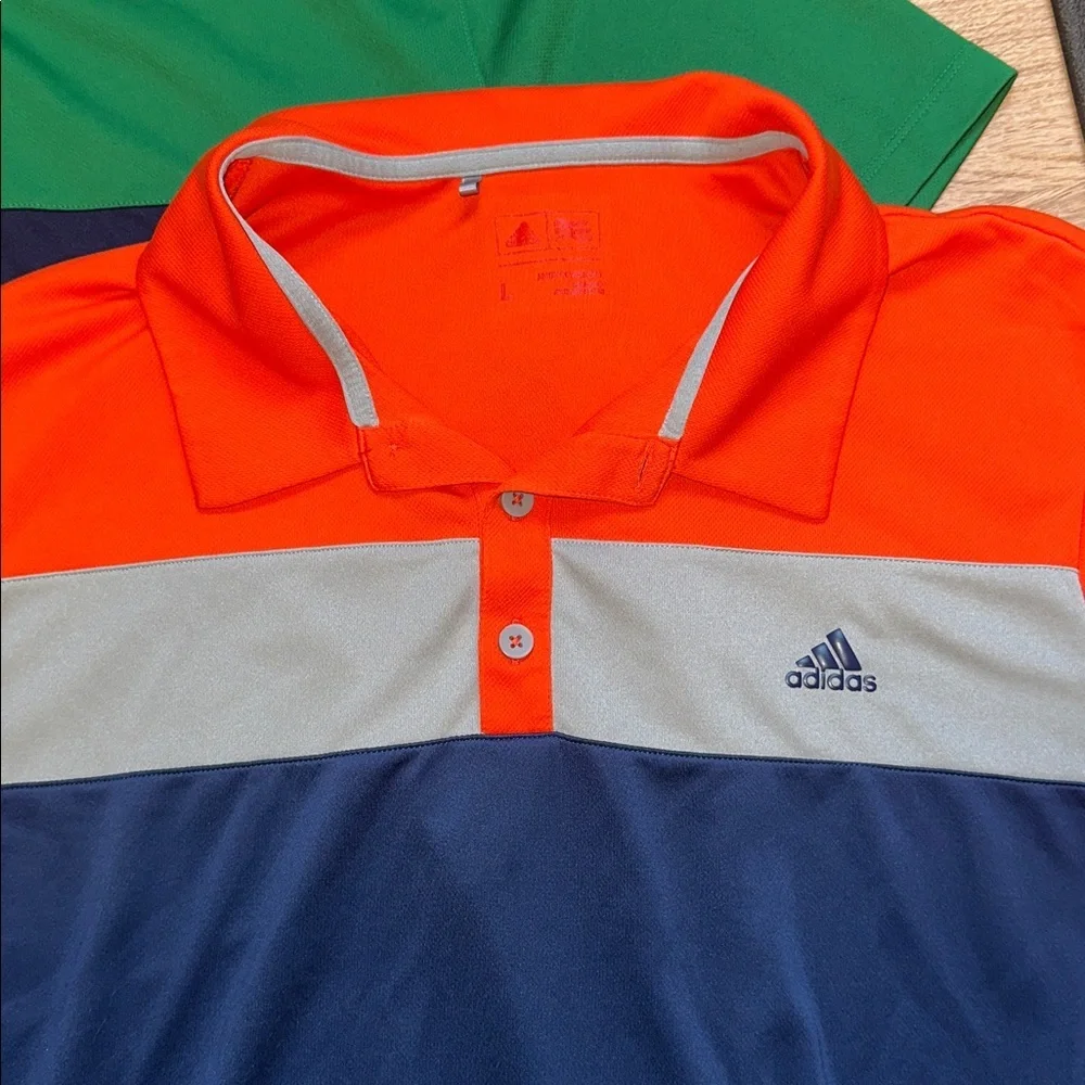 Nike Green and Blue Polo Shirt